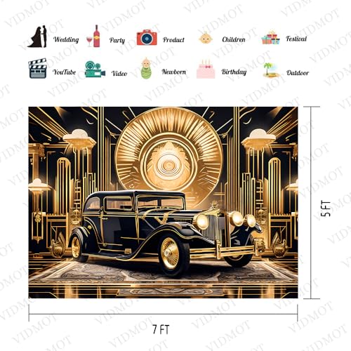 Fondo fotográfico retro 7x5 pies Vinilo Colorido miniatura 4