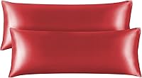 Vista 160 de BEDELITE Funda de almohada de satén para cabello y piel, súper suave similar a las fundas de almohada de seda, paquete de 4 con cierre de sobre