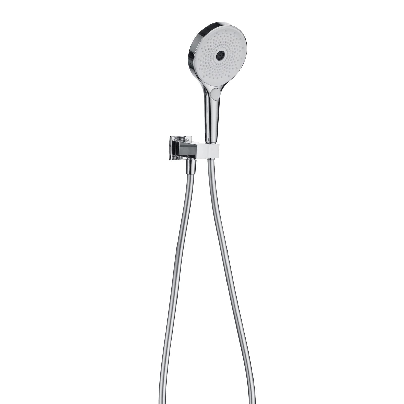 Alcachofa De Ducha, Cabezal De Ducha, Alcachofa De Duchas con Alta Presión, ABS Cabezal De Duchas, Ahorro De Agua, Manguera De 1,5 M, Fácil De Instalar, Ajuste Universal, con Soporte De Latón