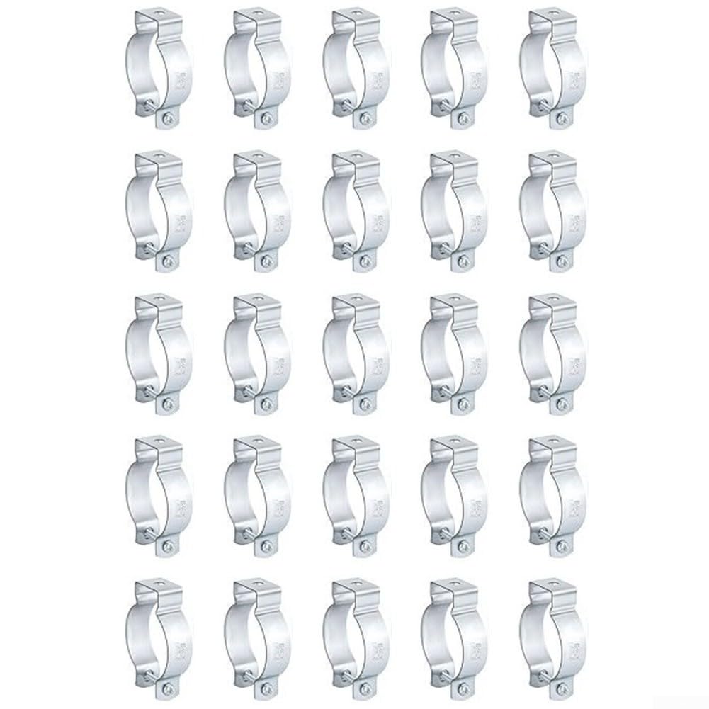Cintre de conduit EMT en acier galvanisé robuste pour tuyaux électriques de 1/2 à 1 pouce Lot de 25
