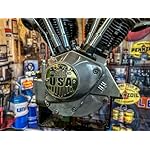 Shovelhead-Made-in-The-USA-Brass-Points-2-Hole-Timing-Cover-Harley-Davidson-1970-1984