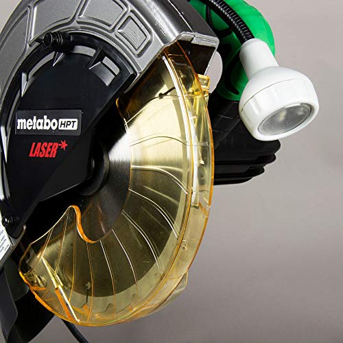 Metabo Hpt Sliding Compound Miter Saw, 8-1/2-Inch Blade, Laser Marker, Led Light, 9.5 Amp Motor, Adjustable Pivot Fence, 5 Year Warranty (C8Fshes) #TOP3