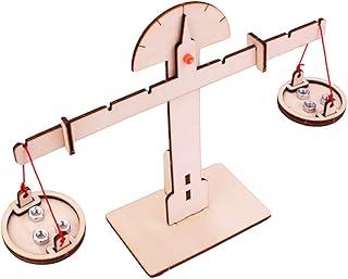 Hohopeti 1 Conjunto De Auxiliares De Ensino Em Escala Balança De Equilíbrio Brinquedos Cerebrais Balança De Equilíbrio Mecânico Brinquedo Mecânico Encaixável Quebra-Cabeça De