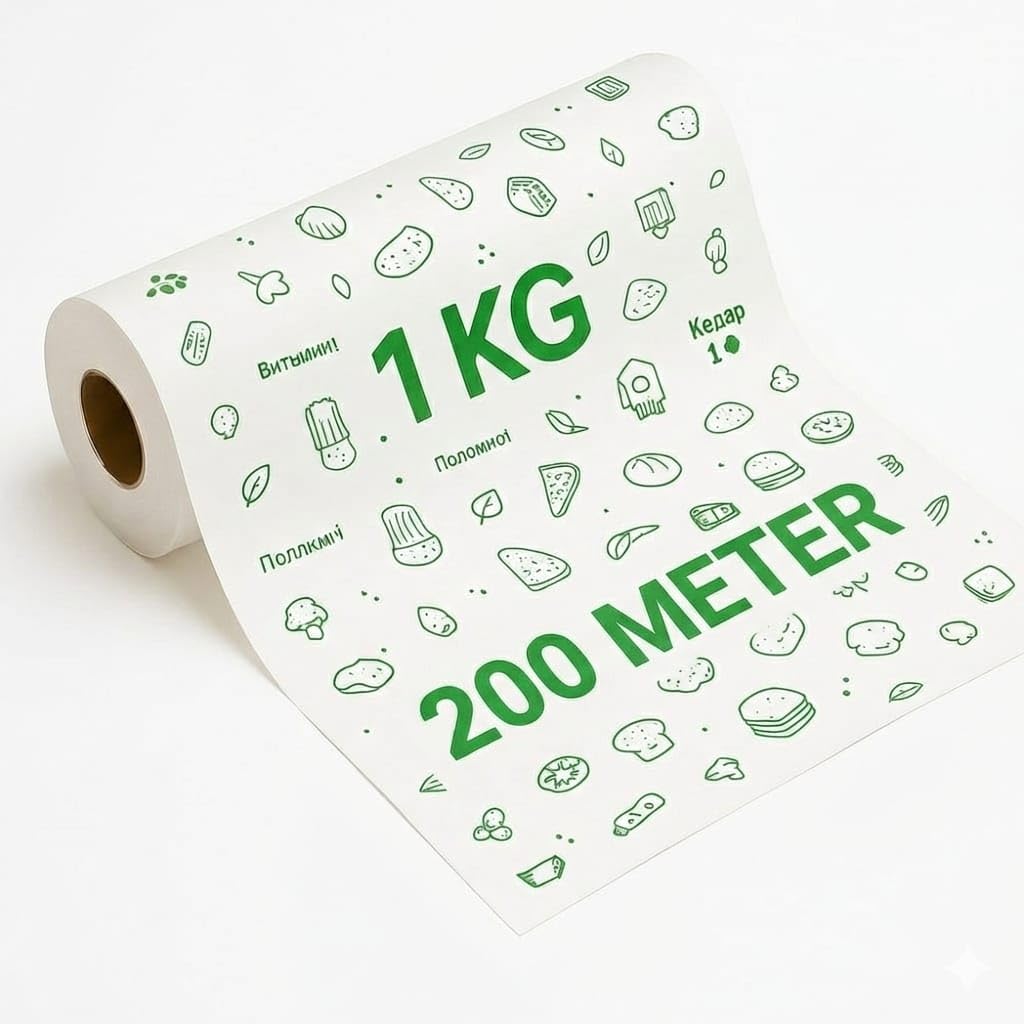 1 KG Food Wrapping Butter Paper Roll with Sealing Stickers | Non-Sticky Parchment Paper for Roti, Chapati & Bakery Use | Multipurpose Kitchen Wrapping Paper for Food Packing, Storage & Hygiene Use-picture-32