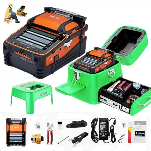 Image of SM&MM Six Motor Core Alignment Fiber Fusion Splicer Automatic FTTH Fiber Optical Welding Splicing 5S Heating 15S (Ai-9)