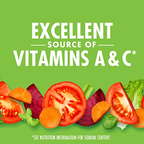 V8 Low Sodium Original 100% Vegetable Juice, Vegetable Blend With Tomato Juice, 46 Fl Oz Bottle (Pack Of 6) #TOP4