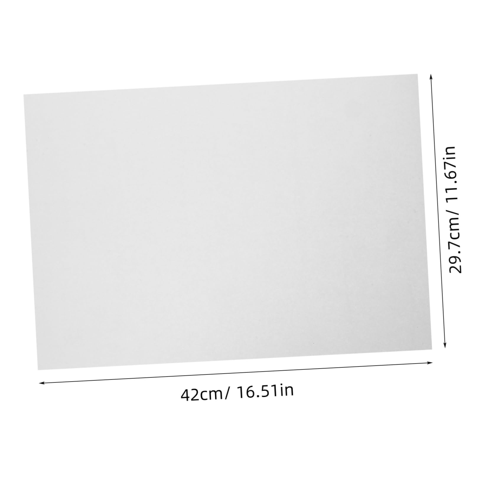 STOBOK Papier à Dessin Vierge A3 Blanc 50 Feuilles Compatible Crayons Encres Pastels Résistant au Jaunissement pour Croquis et Peinture Acrylique Artistes Étudiants