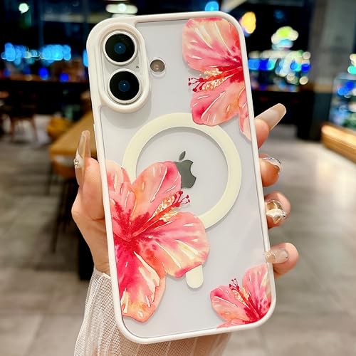 Coque iPhone 16 fleur d'hibiscus l'accessoire tendance pour vos vacances d'été à la plage