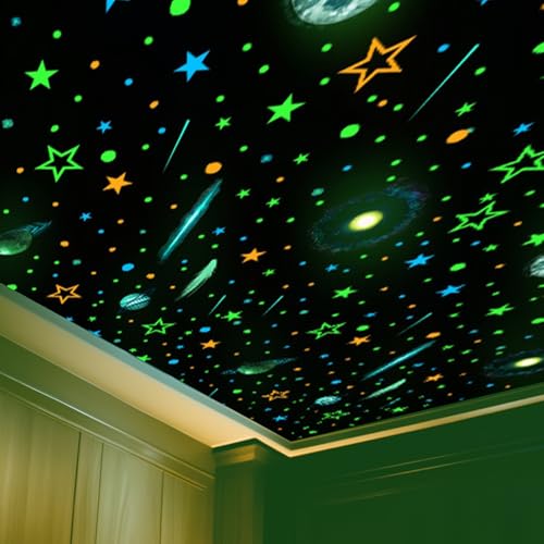 Stickers Luminiscentes Estrellas y Planetas para Techo 5 Pzs miniatura 6