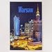 ANGELA G Wooden Jigsaw Puzzle 1000 Piece for Adults - Warsaw Poland Night Skyline Warsaw Spire Jigsaw Puzzle Game Toys Gift Jigsaw Puzzle