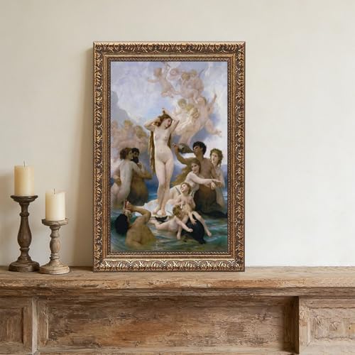 La Naissance de Vénus tableau Bouguereau cadre prêt suspendre 40,6x61cm - 4