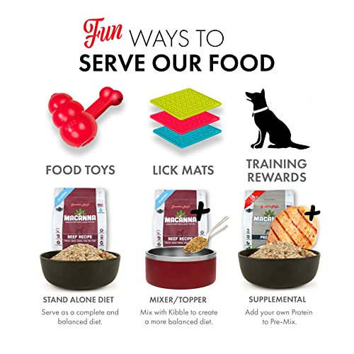 Grandma Lucy'S 884308721238 Macanna Freeze Dried Grain Free Beef Recipe Dog Food 1 Lbs thumb #4