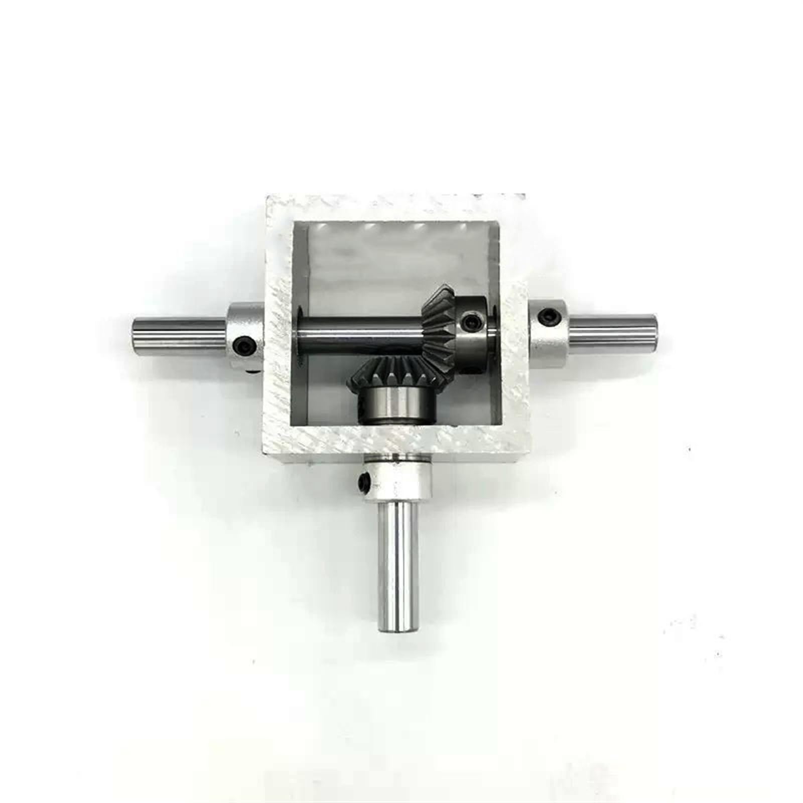 Mechanical Steering 1pcs 1:2 Transmission Gearbox 8mm Diameter Shaft 90 Degree Steering Gearbox Device Bevel Gear Right Angle Drive Reversing Gearbox Direction Transmission
