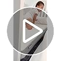 BABELIO Premium Memory Foam Crib Mattresses, 2-Stage, with Waterproof Lining & Removable Cover, for Standard Toddler Bed White and Grey