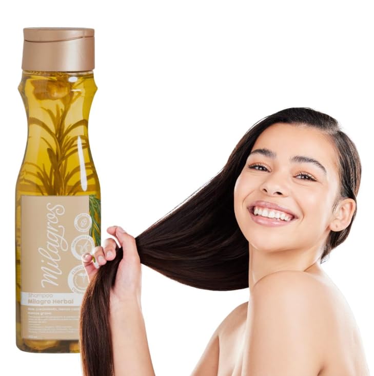Herbal Hair Shampoo Restores, Strengthens, Hydrates & Revitalizes Naturally Infused with Rosemary Extract, 15 Fl Oz