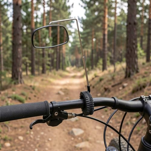4 espejos retrovisores ajustables para casco de bicicleta 360 grados miniatura 6