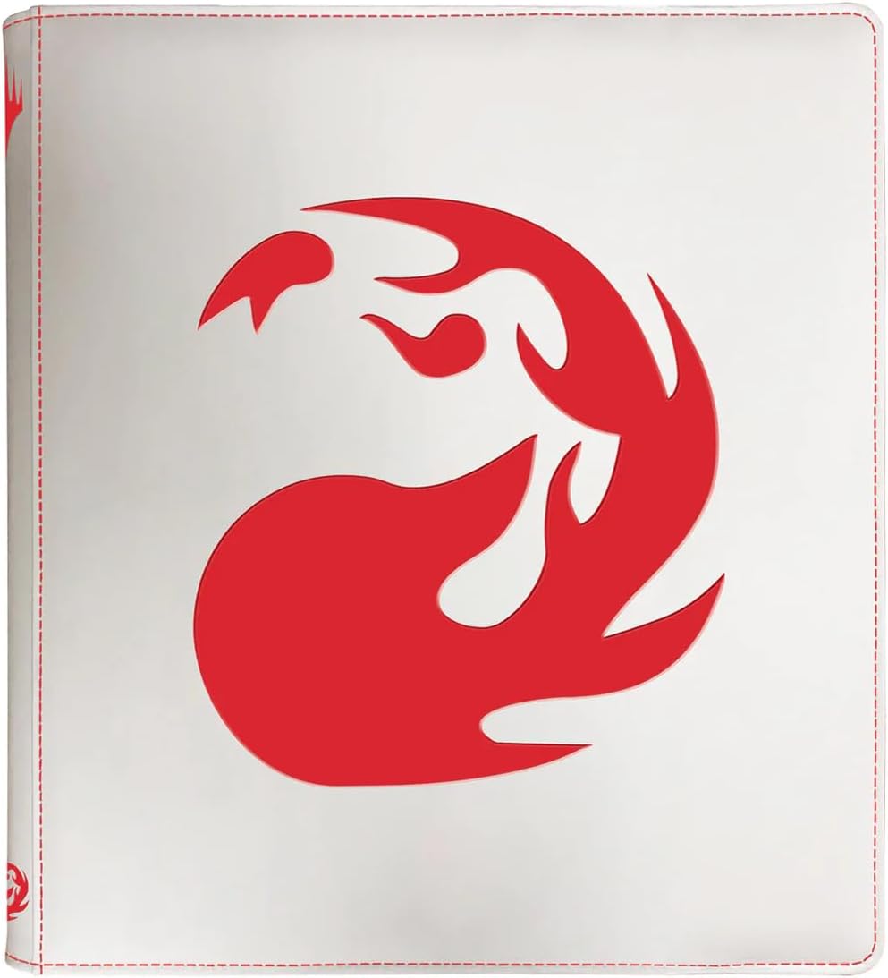 Ultra PRO - Mana 8 12-Pocket Zip PRO-Binder - Mountain for Magic: The Gathering, Holds & Protects 480 Standard Sized Cards, Collector's Edition Durable Trading Secure Side-Loading Pocket Binder