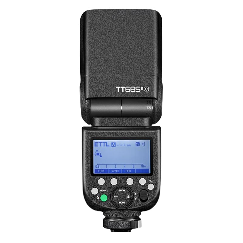 Protection vinyle Godox TT685 II aspect cuir noir premium