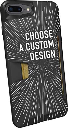 Smartish iPhone 7 Plus / 8 Plus Wallet Case - Wallet Slayer Vol.1 [Slim + Protective + Grip] Credit Card Holder for Apple iPhone 8 Plus / 7 Plus (Silk) -Secret Menu