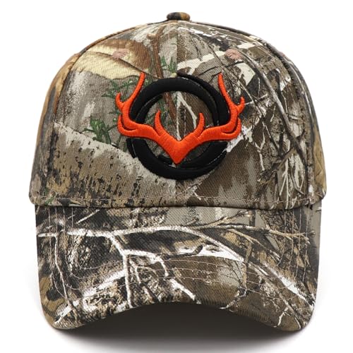 Image of Deer Hunting Camouflage Hats Embroidery Adjustable Fishing Baseball Cap