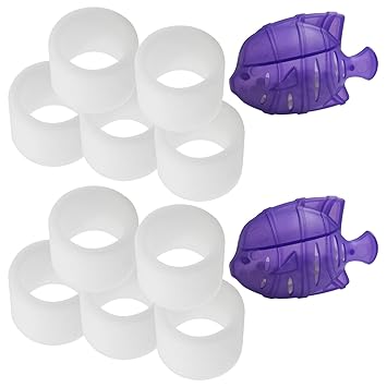 ADDFRESH - Humidifier Replacement Filter Compatible with Levoit Dual150, Dual200S, Classic300, Classic300S, LV600S, OasisMist Top-Fill Humidifiers (10 Filters & 2 Clean Fish)