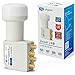 hb-digital Quad LNB (Test SEHR GUT *) LNC Kopf 4 Teilnehmer Direkt LTE Protected Satelliten Digital Sat Full HD TV 3D 4K UHD Kontakte vergoldet Wetterschutz Weiß White LTE günstig Kaufen-hb-digital Quad LNB (Test SEHR GUT *) LNC Kopf 4 Teilnehmer Direkt LTE Protected Satelliten Digital Sat Full HD TV 3D 4K UHD Kontakte vergoldet Wetterschutz Weiß White