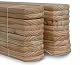 Zaunlatten aus Lärchenholz 90x20mm für Gartenzaun