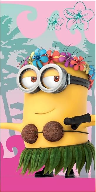 arlis Serviette de Plage ou Drap de Bain Minions (Drap de Plage -b)