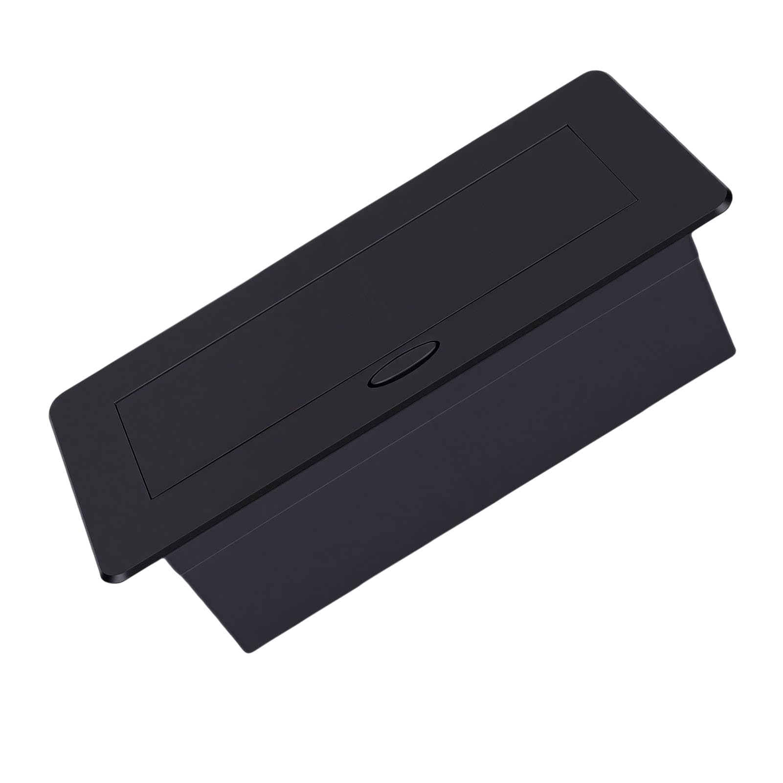 SEAFRONT Gniazdo Podtynkowe z 3 Gniazdami, 20W USB A i C, Listwa Zasilająca | Panel ABS Szczotkowany, Odporny na Zarysowania, Mechanizm Tłumiący z Wolnym Odbiciem, Diodowa Lampka Kontrolna, stopień