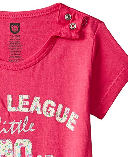 Image of 612 League Baby Girls' Plain Regular Fit T-Shirt