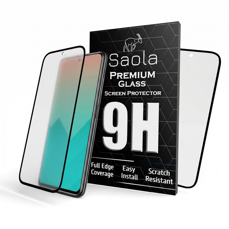 Image of Saola Anti-Glare Matte Screen Protector for Tecno Camon 30 Pro | Smooth Touch Finish, 9H Strength Glass, Full Coverage, Bubble-Free Installation Kit | Quick & Easy Application | Pack of 1