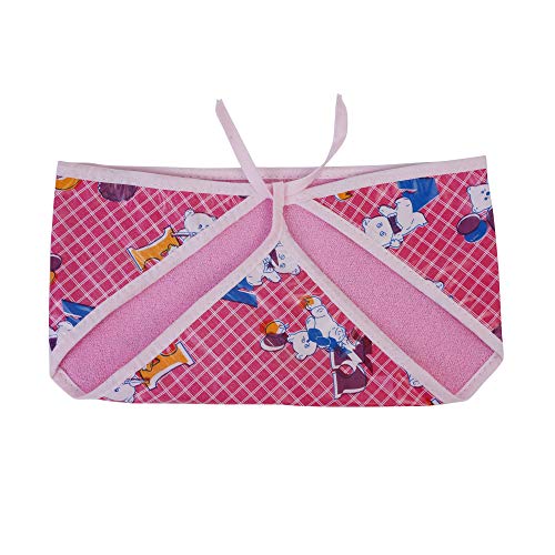 Image of New Born Baby Outside Plastic Inside Cotton Nappy Washable and Reusable PVC Printed Nappies /Cloth Diaper /U Shaped /Nappy Tying Langot For Baby Boys and Baby Girls-Pack of 18 (Small)