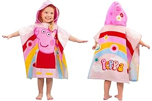 Franco Peppa Pig Hooded Towel Poncho