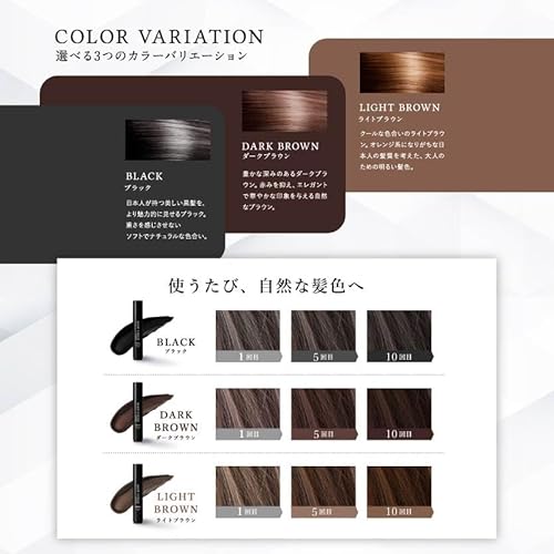 綺和美 KIWABI Root Vanish 白髪隠し スティックタイプ ブラック の商品画像 6