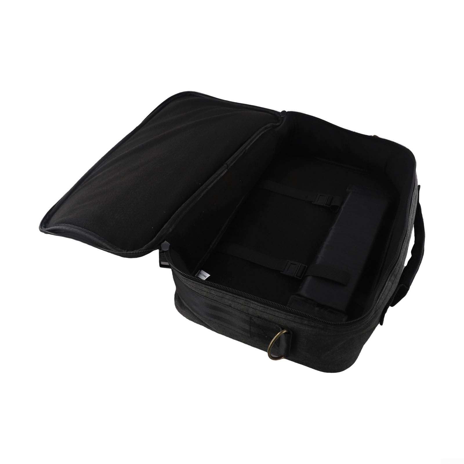 Bolsa portátil para pedales de guitarra, funda de almacenamiento para músicos, color negro, 49 x 27 x 16 cm (S)