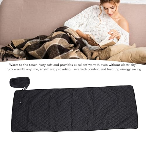 Couverture chauffante USB au bureau ou en voyage plaid chaud polyester - 4