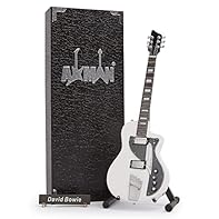 EXPERIENCE OUR RANGE OF MINIATURE GUITARS: Experience the magic of his guitar on a smaller scale with our collection of miniature guitars, each one a tribute to the legends who played them. CRAFTED WITH PRECISION: This 10in/25cm wooden Miniature guit...