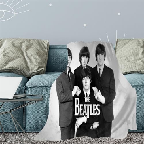CHEWYZ Couverture en Peluche The Beatles en Flanelle imprimée en 3D,Couverture Polaire Chaude et Moelleuse,Couverture Douce pour Enfants et Adultes (200x230cm) - Les Beatles, Paul McCartney, John Lennon, RIngo Starr, George Harrison CHEWYZ Couverture en Peluche The Beatles en Flanelle imprimée en 3D,Couverture Polaire Chaude et Moelleuse,Couverture Douce pour Enfants et Adultes (200x230cm) – Image 7
