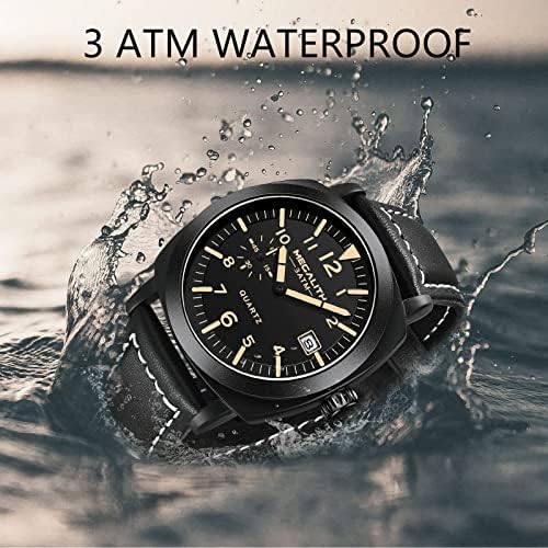 MEGALITH Mens Watches Designer Military Army Watch Analogue Quartz