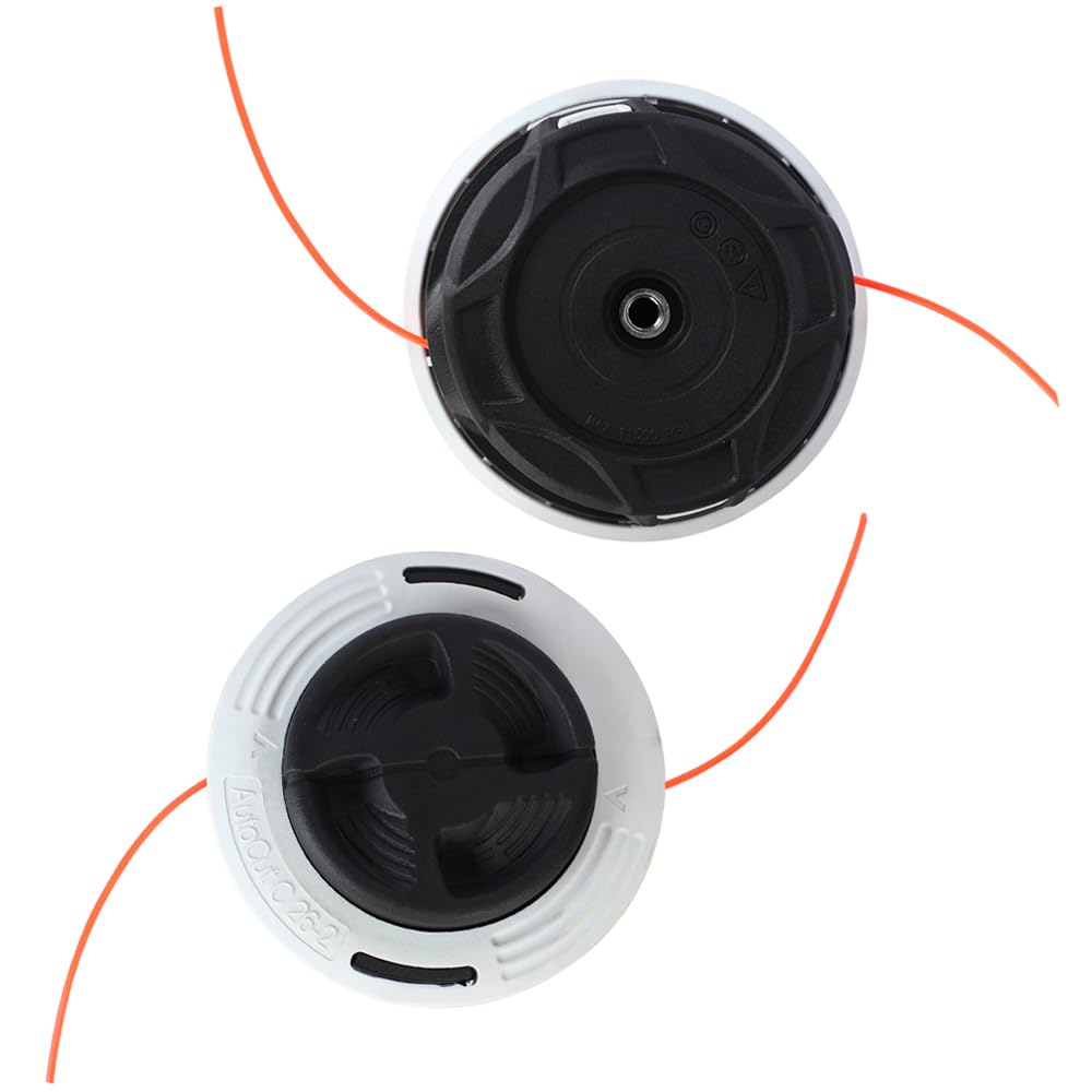 SENRISE 2 Pack Strimmer Head, M10 x 1mm Brush Cutter Trimmer Head C26-2 Replacement Fits for Stihl FS55 FS56 FS70 FS91 FS94 FS100 FS110