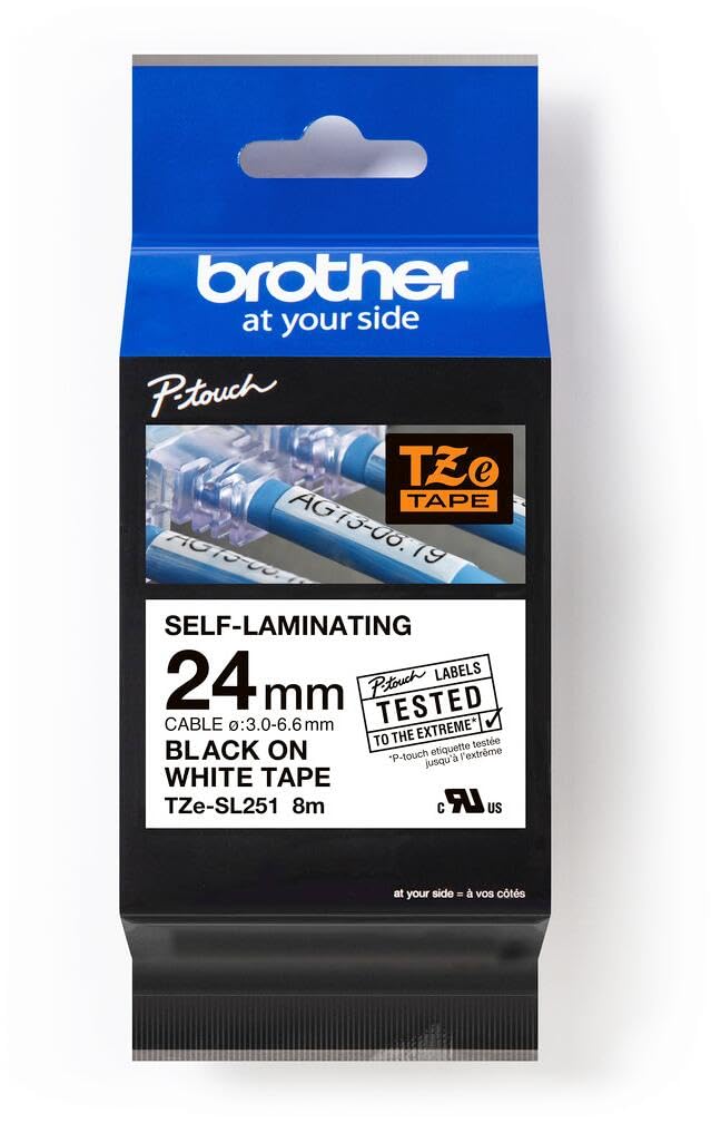 Amazon.com: Brother Genuine Brother TZe-SL251 Self Laminating