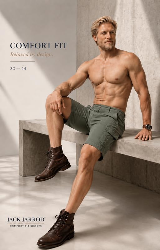 Image of Comfort Fit Shorts for Men & Women | Cotton Stretch Fit | 32-44