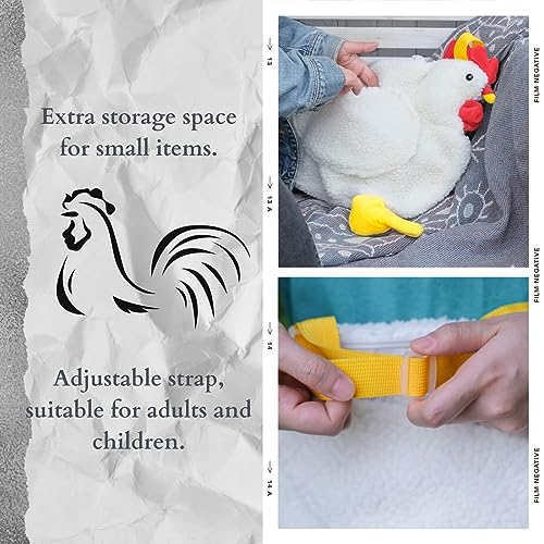 FABMODE Chicken Purse Rooster Bag Adjustable Shoulder Strap (1 Chick Purse)4