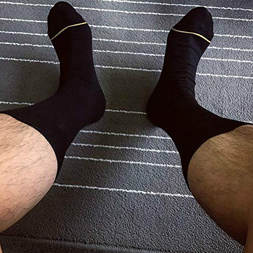 Goobester Tube Socks Formal Dress Business Men Dress Fashion For Men Black Male Suit Sock4