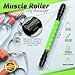Physix Gear Roller Stick - Muscle Roller Massage Stick for Legs, The Stick Massage Roller for Deep Tissue Massaging Stick for Athletes, Physical Therapy Muscle Roller, Recovery Stick Roller, Green