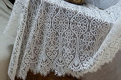 Kant Patch 3Yards/Lot Off Wit Rayon Bloem Grens Kant Trim Kant Patch 3Yards/Lot Off Wit Rayon Bloem Grens Kant Trim
