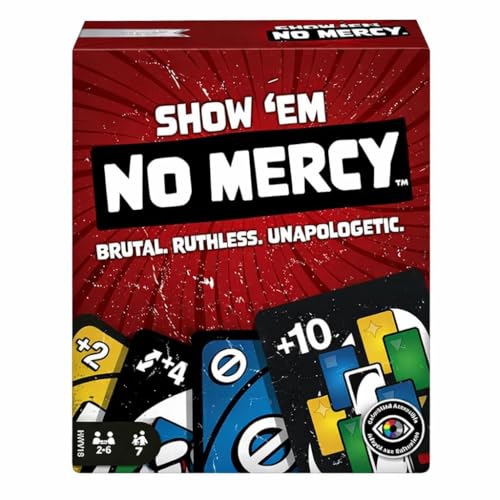 Image of Show 'Em No Mercy Card Game | Party Fun with Family & Friends | 2-6 Players | Ages 7+ | Travel & Group Game
