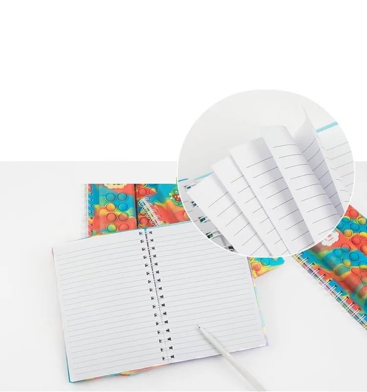 CherryBox Notebook - Combo Popit Pouch & Diary for Kids Stationery Kit - Stationary Organizer Set/Birthday Return Gifts (Random Colour) 3
