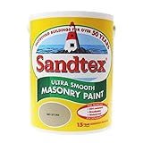 Sandtex Ultra Smooth Masonry Paint 5 Litre Stock Colours - Mid Stone