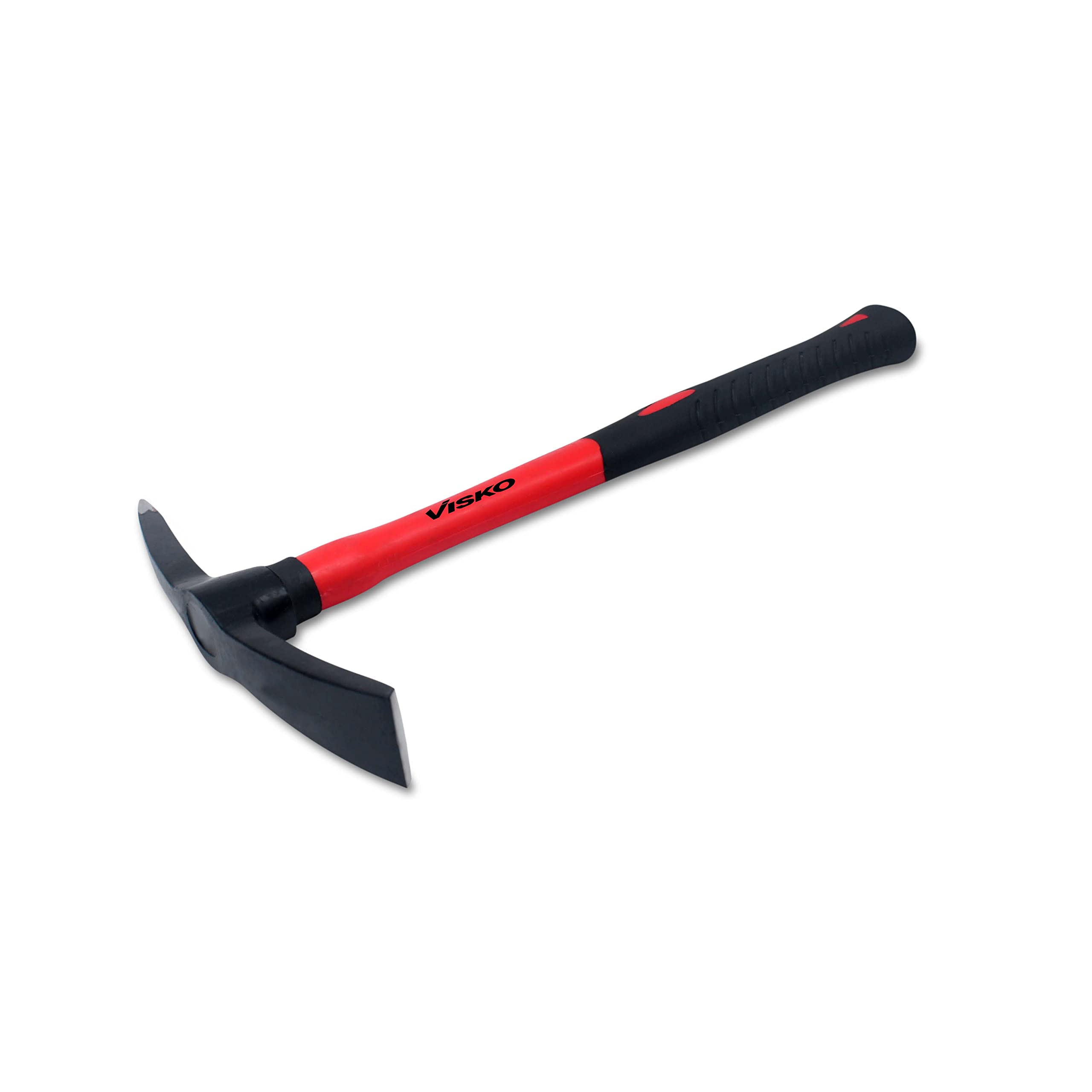 Visko 529 Garden Pick | Ergonomic Handle with Hang-up Hole I Heavy-Duty Mini Pick Axe I Hoe I Tiller I Gardening Tool I Digger I Cultivator I Durable | Set of 1 | Black Color |